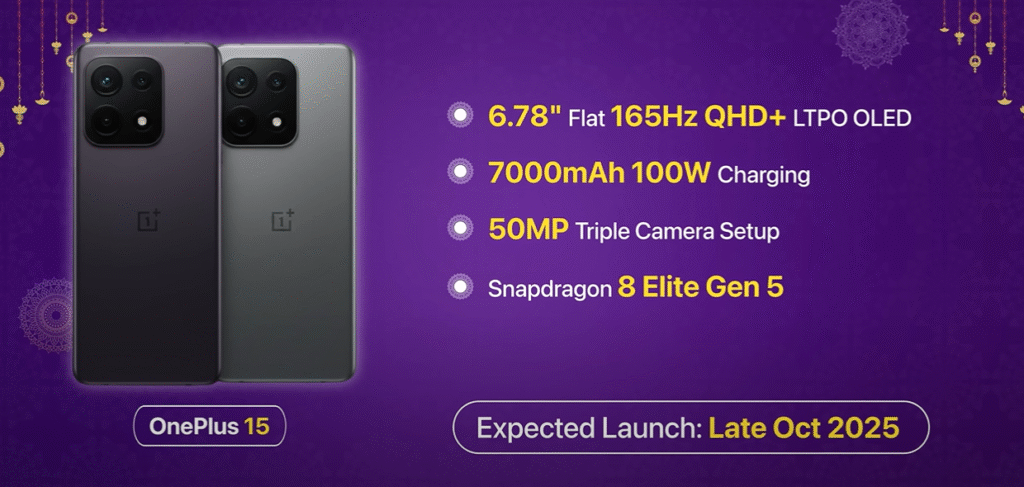 upcoming smartphones October 2025