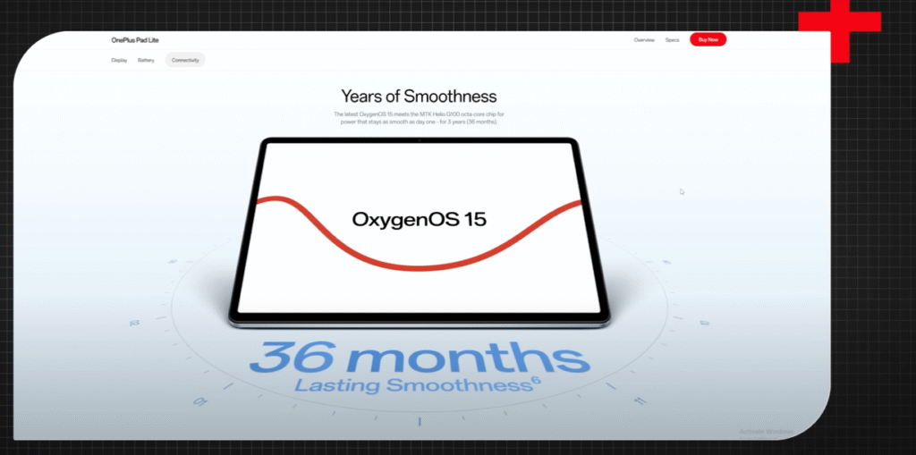 oneplus pad lite, oneplus pad lite specifications