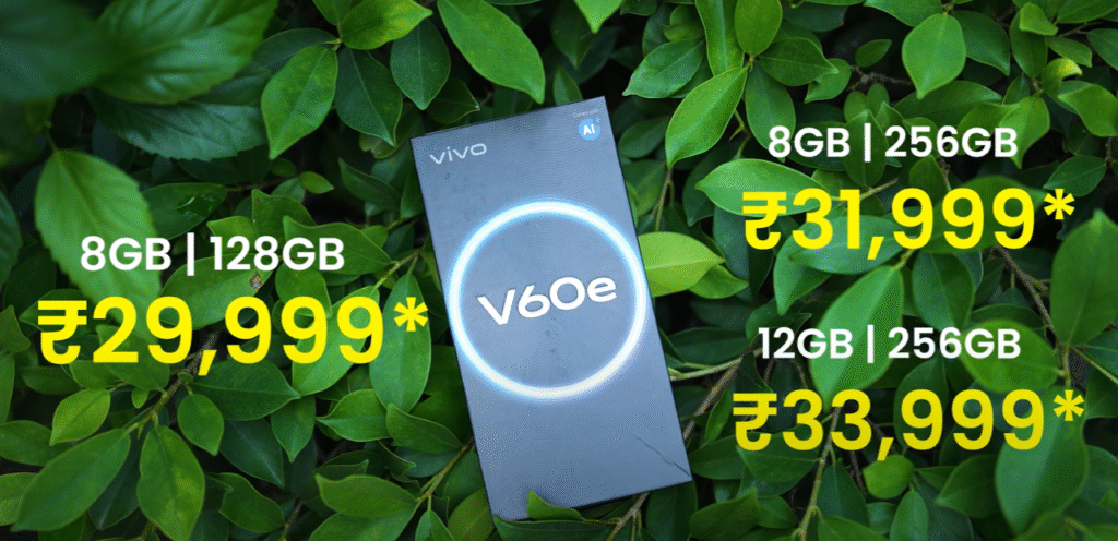vivo v60e, vivo v60e price